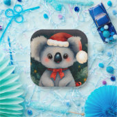 Christmas Koala 1 Pappteller (Party)