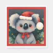 Christmas Koala 1 Serviette (Vorderseite)