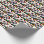Christmas Koala 2 Geschenkpapier (Ecke)