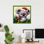Christmas Koala 2 Poster (Heimbüro)