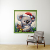 Christmas Koala 2 Wandteppich (Beispiel)