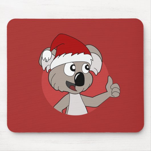 Christmas koala cartoon mouse pad mousepad (Vorne)
