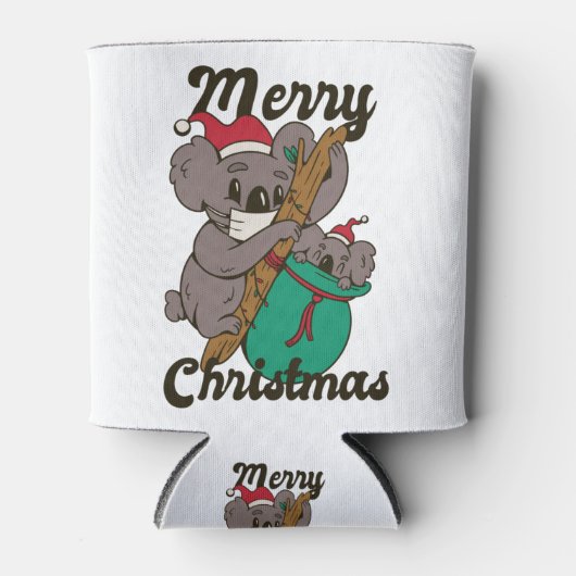 Christmas Koala Mama Dosenkühler (Vorderseite)