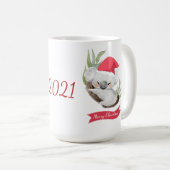 Christmas Koala Watercolor  Kaffeetasse (VorderseiteRechts)