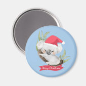 Christmas Koala Watercolor Magnet (Vorderseite/Rückseite)