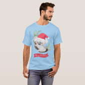 Christmas Koala Watercolor T-Shirt (Vorne ganz)