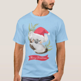 Christmas Koala Watercolor T-Shirt