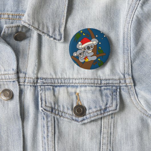Christmas Koalas Button (Beispiel)