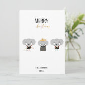 Christmas Koalas Feiertagskarte (Stehend Vorderseite)