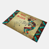 Christmas Kokopelli Doormat Fußmatte (Schrägansicht)
