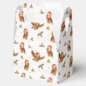 Christmas Kookaburra Watercolor Geschenkschachtel (Geöffnet)