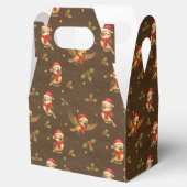 Christmas Kookaburra Watercolor Geschenkschachtel (Geöffnet)