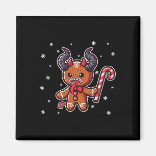 Christmas Krampus Gingerbread Mann Weihnachten Paj Magnet