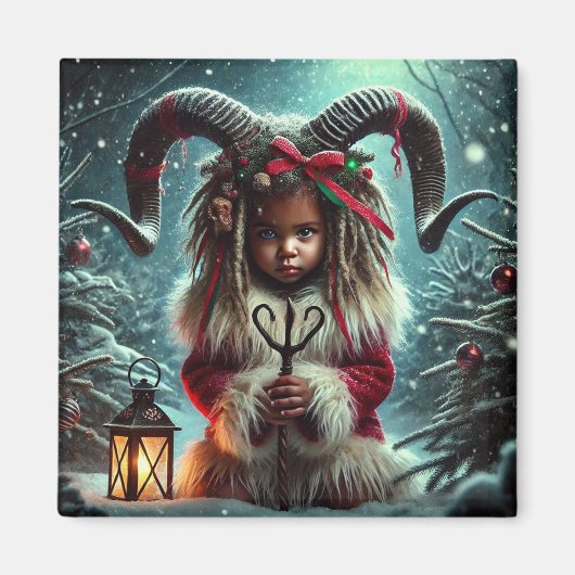 Christmas Krampus Magnet (Vorne)