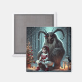 Christmas Krampus Magnet (Vorderseite/Rückseite)