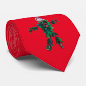 CHRISTMAS KRAWATTE MISTLETOE ART UND DESIGN (Gerollt)