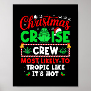 Christmas Kreuzfahrt Besatzung Am Wahrscheinlichst Poster