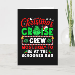 Christmas Kreuzfahrt Besatzung die wahrscheinlich Karte