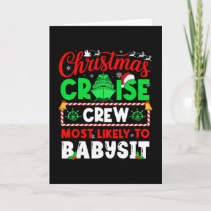 Christmas Kreuzfahrt Crew Am Wahrscheinlichsten Vo Karte