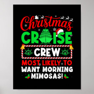 Christmas-Kreuzfahrt-Crew, die am wahrscheinlichst Poster