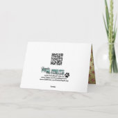 Christmas - LabraDoodle - Harley Feiertagskarte (Rückseite)