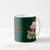 Christmas Labrador Kaffeetasse (VorderseiteRechts)