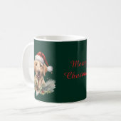Christmas Labrador Kaffeetasse (Vorderseite Links)