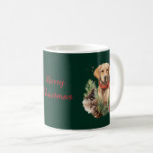 Christmas Labrador Kaffeetasse (VorderseiteRechts)