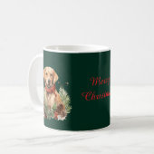 Christmas Labrador Kaffeetasse (Vorderseite Links)