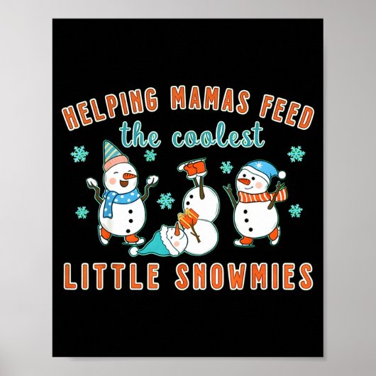 Christmas Lactation Consultant Lactation Nurse Lac Poster (Vorne)