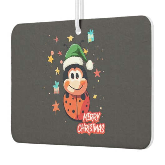 Christmas Ladybug Cheer Autolufterfrischer (Links)