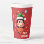 Christmas Ladybug Cheer Milchtasse (Vorderseite)