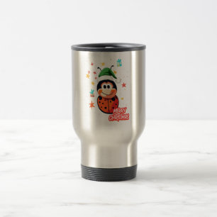 Christmas Ladybug Cheer Reisebecher