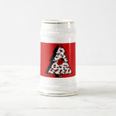 CHRISTMAS LADYBUGS BIERGLAS (Mittel)