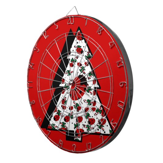 CHRISTMAS LADYBUGS DARTSCHEIBE (Vorderseite rechts)