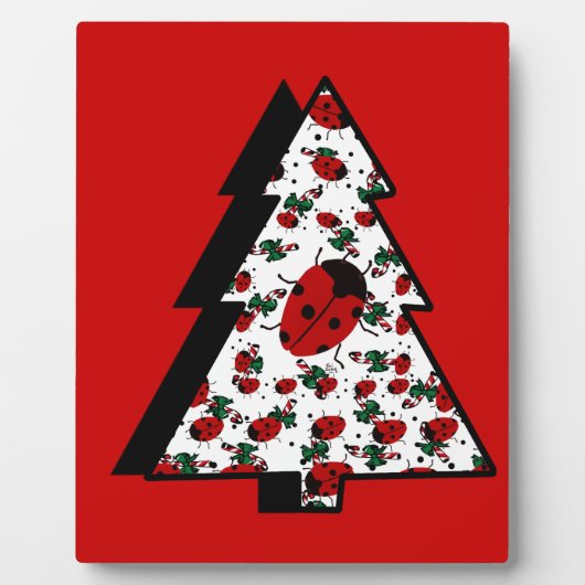 CHRISTMAS LADYBUGS FOTOPLATTE (Vorderseite)