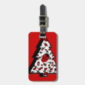 CHRISTMAS LADYBUGS GEPÄCKANHÄNGER (Vorderseite vertikal)