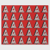 CHRISTMAS LADYBUGS GESCHENKPAPIER (Flach)