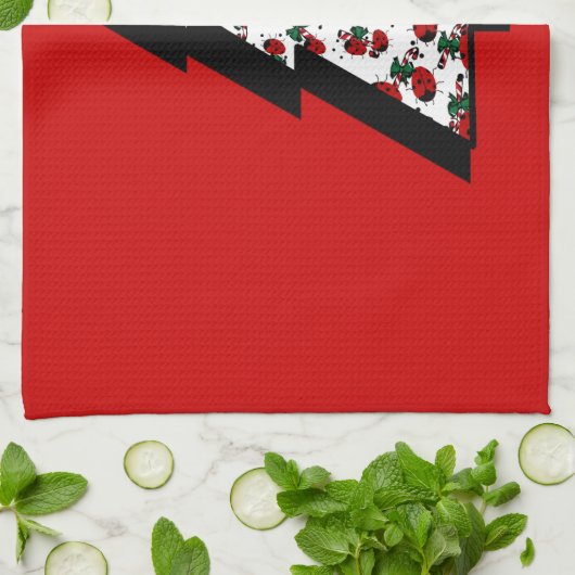 CHRISTMAS LADYBUGS GESCHIRRTUCH (Gefaltet)