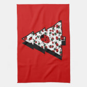 CHRISTMAS LADYBUGS GESCHIRRTUCH (Vertikal)