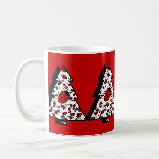 CHRISTMAS LADYBUGS KAFFEETASSE (Links)