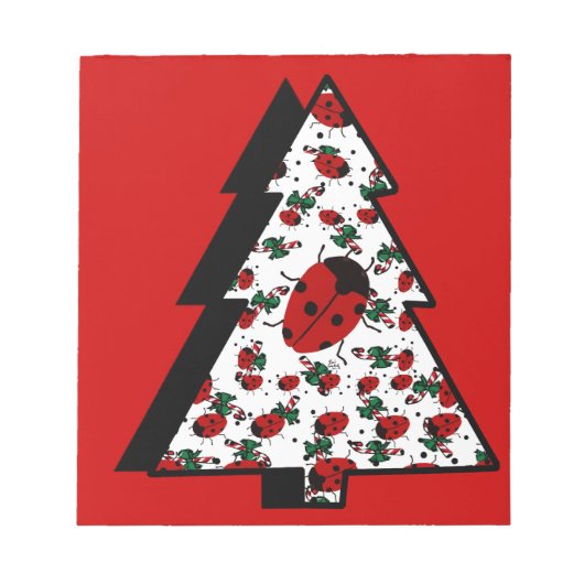 CHRISTMAS LADYBUGS NOTIZBLOCK (Vorderseite)
