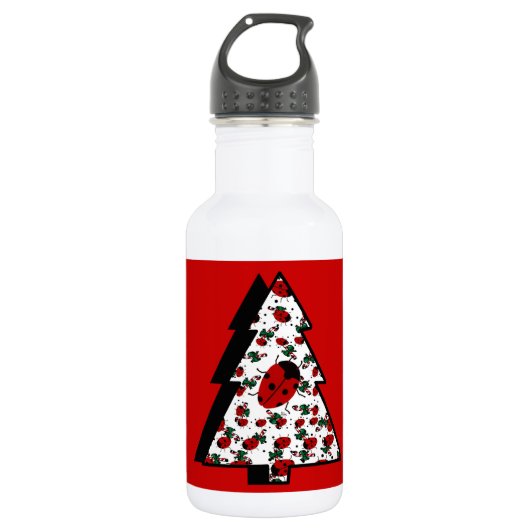 CHRISTMAS LADYBUGS TRINKFLASCHE (Vorderseite)