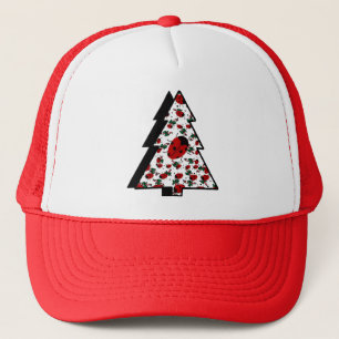 CHRISTMAS LADYBUGS TRUCKERKAPPE