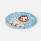 Christmas Lagotto Romagnolo Paper Teller (Schrägansicht)