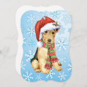 Christmas Lakeland Terrier Feiertagskarte (Vorne/Hinten)