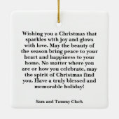 Christmas Lamb Ornament (Rückseite)