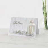 Christmas Lantern Feiertagskarte (Vorderseite)