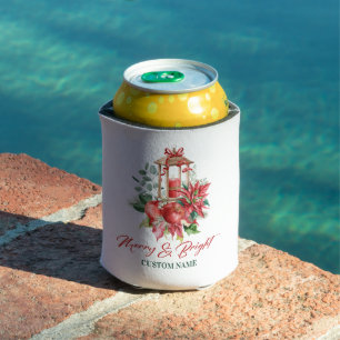 Christmas Lantern Floral Bouquet Dosenkühler