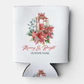 Christmas Lantern Floral Bouquet Dosenkühler (Vorderseite)